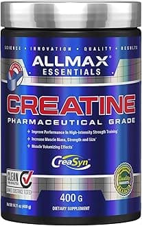 Nutrition Creatine Monohydrate Powder, Unflavored – Pure Micronized Creatine Supplement for Men & Women – Supports Strength, Performance & Training Intensity – Vegan, Gluten Free (400g)