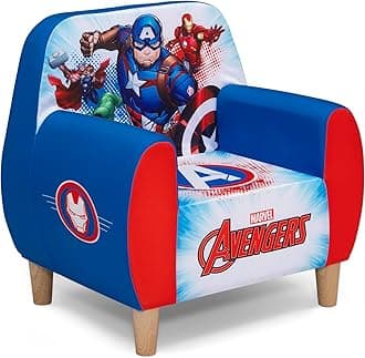 Delta ChildrenMarvel Avengers Foam Chair for Kids, Blue