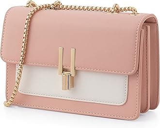 TOP BAND Color-Block Crossbody Bags for Women Leather Cross Body Purses Cute Designer Handbags Shoulder Bag Medium Size