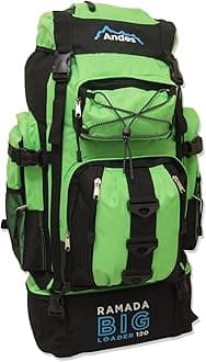 Andes Ramada 120L Extra Large Hiking Camping Backpack/Rucksack Luggage Bag
