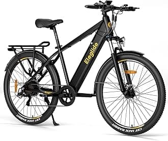 Eleglide Electric Bikes, T1 E Bike Mountain Bike, 27.5" Electric Bicycle Commute Trekking E-bike with 36V 12.5Ah Removable Li-Ion Battery, LCD Display, 7 Speed, MTB for Teenagers and Adults