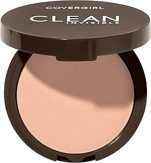 Clean Invisible Pressed Powder, Lightweight, Breathable, Vegan Formula, 130 - Classic Beige, 0.38oz