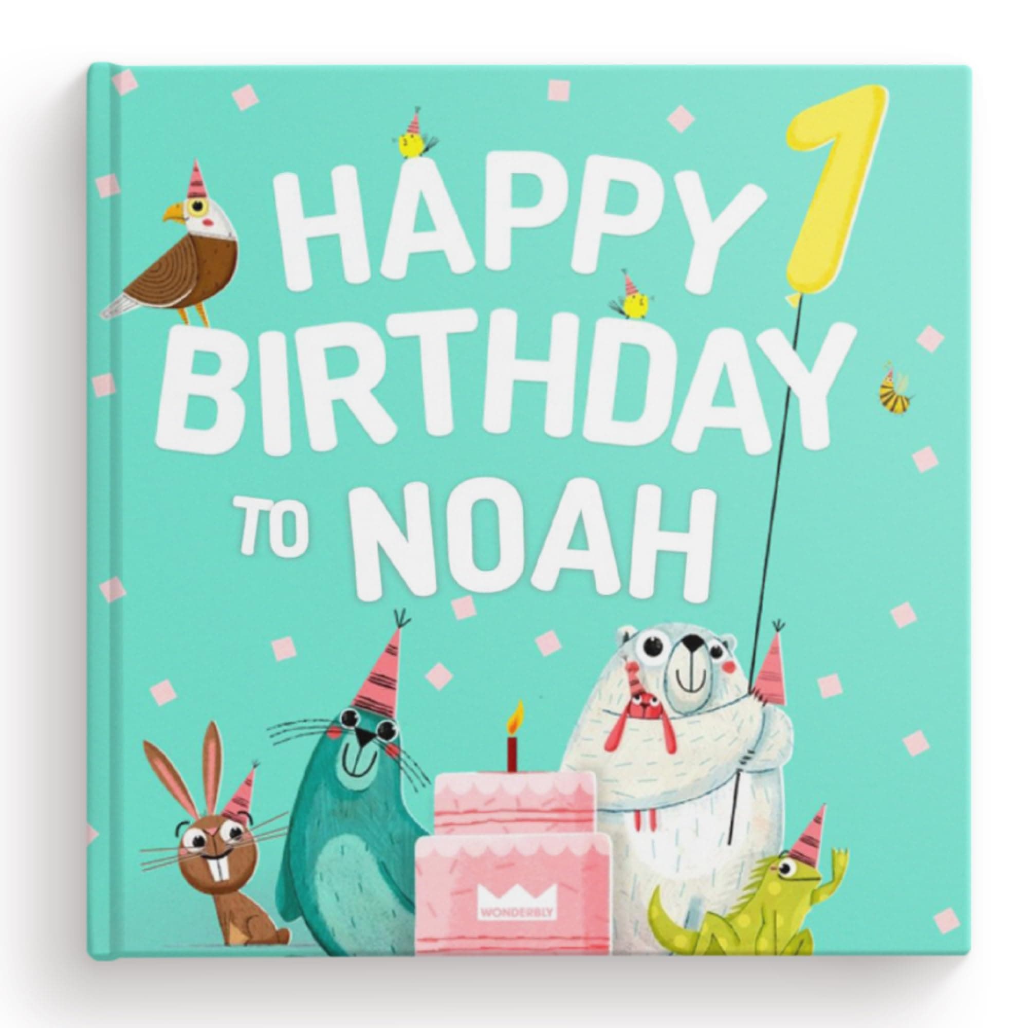 Wonderbly Personalized 1st Birthday Gift - Happy Birthday to You - Personalized Book for Kids (Hardcover)