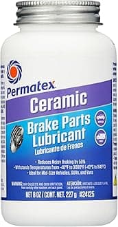 Permatex 24125-6PK Ceramic Extreme Brake Parts Lubricant, 8 oz. (Pack of 6)