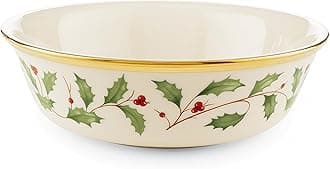 Lenox 146504230 Holiday All-Purpose Bowl, Christmas Dinnerware