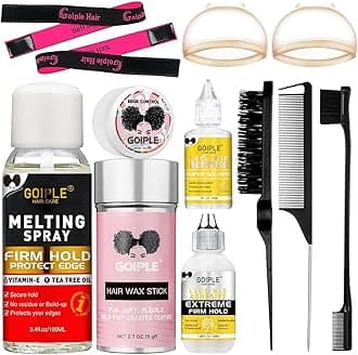 Hair Extension Adhesive Spray Kit - Lace Front Wig & Closure Glue, No Melt for Wigs & Extensions