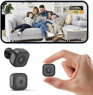 Hidden Camera,Mini ‌Security Camera‌,HD ‌WiFi Wireless Camera‌s with Motion Detection & SD Storage,Entryway & Indoorr Security Monitoring