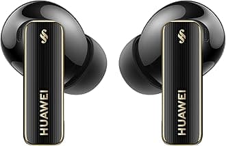HUAWEIFreeBuds Pro 4, Compatible with iOS&Android,Dual-Driver True Sound,Stable & Clear Calls, Intelligent Dynamic ANC, Head Motion Controls (Black)