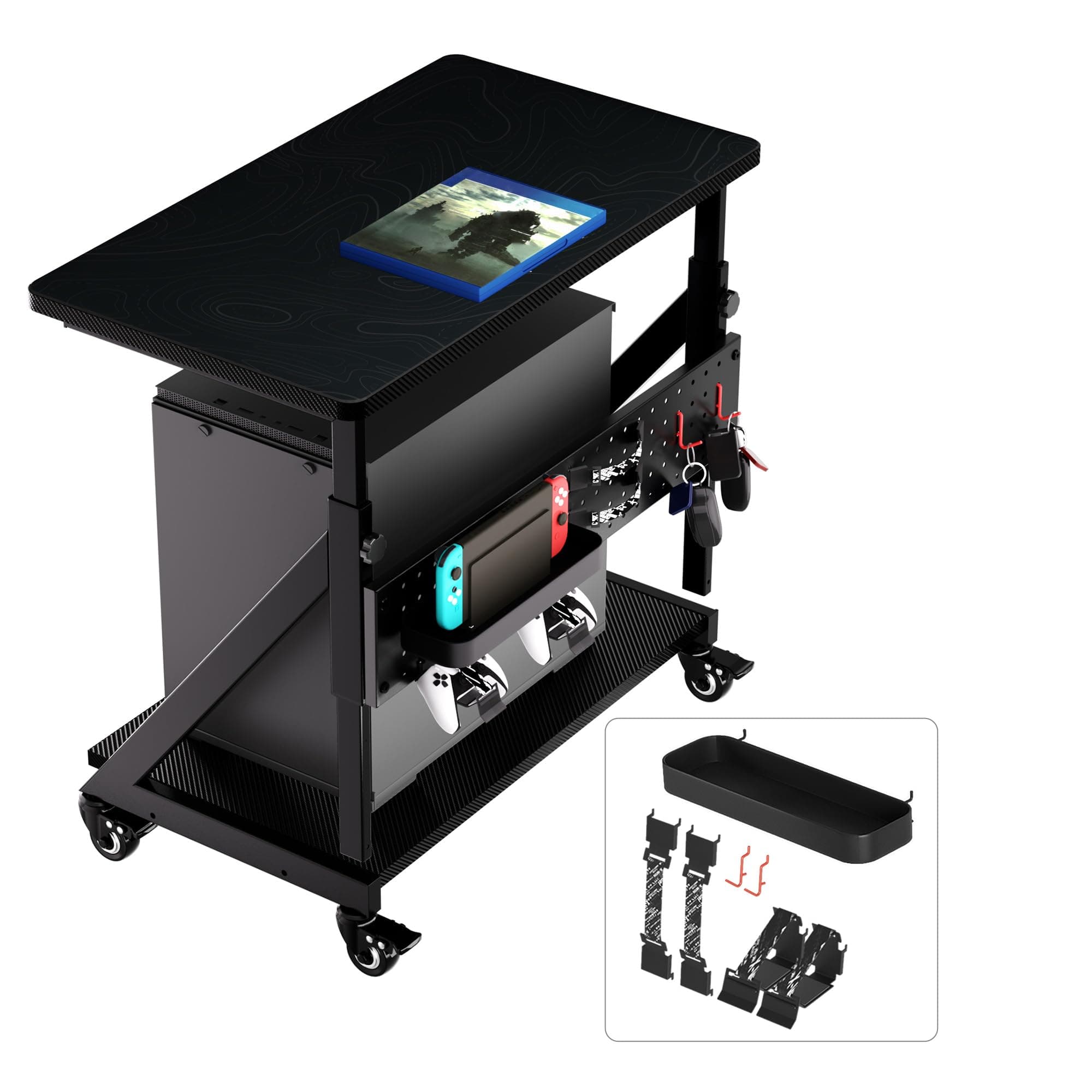 JWX 5-Step Computer Tower Floor Stand