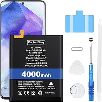 Battery for Galaxy A51, 4000 mAh Battery for Samsung Galaxy A51 SM-A515U SM-G991U1 with Repair Kits