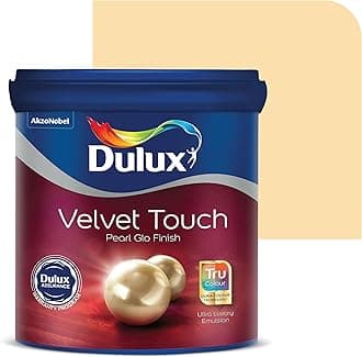 Dulux Velvet Touch Pearl GLO Interior Emulsion Paint (20L, Uplifting) – Luxurious soft-sheen wall paint, highly durable, washable, rich, intense colors, with 6-year warranty
