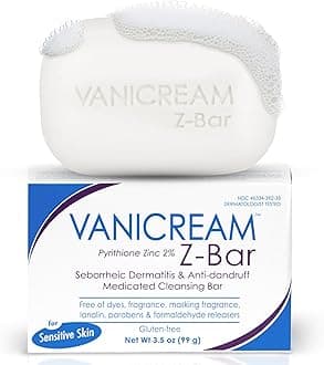 Z Bar, Seborrheic Dermatitis & Anti-Dandruff Medicated Bar, 3.5 Oz, Formulated without Common Irritants for Sensitive Skin, 2% Pyrithione Zinc Helps Relieve Itching, Redness & Flaking