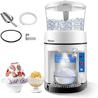 Vtsmax 500W Commercial Ice Shaver Crusher with Safety Switch ...