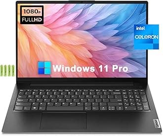 Lenovo V15 Gen2 15.6" FHD Business & Home Laptop, Intel Celeron N4500 Processor, 16GB RAM, 1TB SSD, Numeric keypad, Wi-Fi, BT 5.1, Webcam, RJ-45, HDMI, Windows 11 Pro, w/Battery