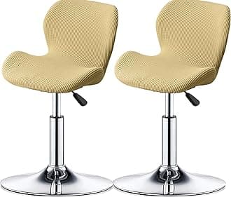 Bar Stool Cover Set of 2/4/6 Shell Back Adjustable Swivel Bar Stools Slipcover,Barstool Protector Covers for Dining Room Kitchen (Color : #2, Size : 2pcs)