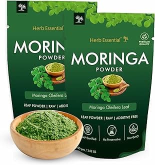 Herb Essential Moringa Leaf Powder, 200g,| Healthy Superfood | 100% Natural