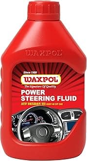 Waxpol Power Steering Fluid - 1 L(Set of 15) Meets GM Dexron III & Allison C-4 Suitable for Cars, Trucks, Buses & Commercial Vehicles | Smooth, Noise-Free Steering