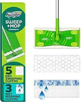 Set 1 Floor Mop Plus 2 Floor Dusters