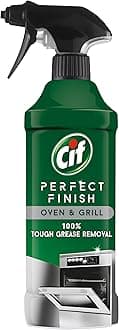 Cif Perfect Finish Oven and Grill 100% Grease Removal Specialist Cleaner Spray for Everyday Cleaning 435ML