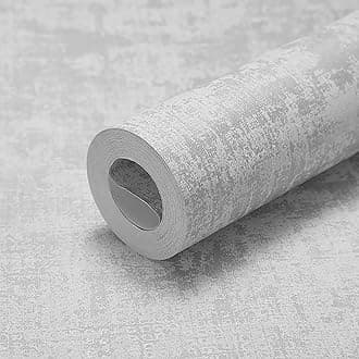 Industrial Textured Concrete Effect Grey Wallpaper Decorative Luxury Wall Paper with Distressed Pattern, Textured Finish & Metallic Detailing for Living Room, Bedroom, Fireplace