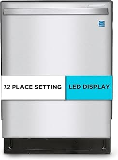 24" Built-In Dishwasher, Designer Series, 12-Place Setting Capacity with Stainless Steel Tub, Dish Washer with 6 Wash Programs, Low Noise, ENERGY STAR Certified, BDW300MHS