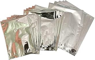 Silver Foil Bag | Aluminium Pouches | Packaging Hot/Dry Foods | Parcel Bags | Biryani Pouch | Multipurpose Packet for Tea, Coffee, Grocery | Pack of 100 Pcs - 750Gram (8 * 10 Size)