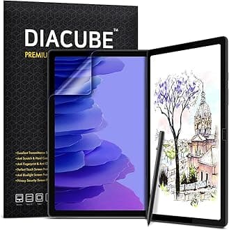 [1+1 Pack For Galaxy Galaxy Tab A7 10.4, Paperfeel Screen Protector 1pc + Anti Glare Protector 1pc, Matte Anti Glare Anti Fingerprint Film with Blue Light Cut Filter, Compatible with S Pen