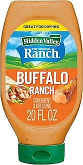Hidden Valley Easy Squeeze Buffalo Ranch Topping and Dressing, 20 Fluid Ounces (Package May Vary)