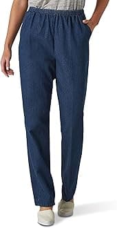 Women's Cotton Pull-on Pant with Elastic Waist