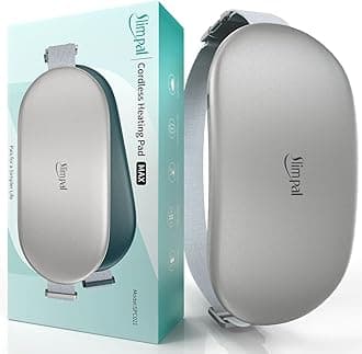 Slimpal Ceinture Chauffante Regle Douloureuse, Ceinture Lombaire Chauffante, Grande Taille Menstruelle Chauffante, Coussin Chauffant Pour Regles Douloureuses, Cadeau Pour Filles Et Femmes, Gris Clair