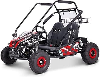 MotoTec Mud XL 60v 2000w Electric Go Kart Full Suspension Red