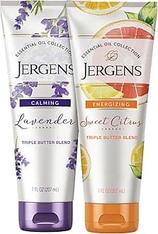 Body Butter Moisturizers, 7 fl oz 2PK, with Energizing Citrus and Calming Lavender, Softens and Soothes Dry Skin