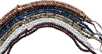 Prayer Beads Islamic Salah Sebha Misbaha 99 Masbaha Tasbeeh Tasbih Tasbeh Sibha Subha Rosary Muslim Islam Allah Muhammad Beads Salat Namaz Sufism Zikr Dhikr Thikr Random ( Lot 10 )
