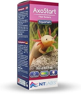 NT Labs AxoStart Filter Bacteria, Axolotl Filter Bacteria, Breaks Down Toxic Axolotl Waste, Prevents Ammonia & Nitrite, Use After Adding Axolotl or a Filter Clean (250ml)