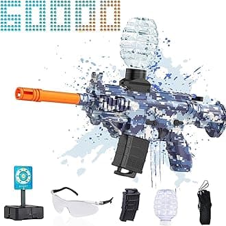 Electric Gel Ball Blaster Toys-Eco-Friendly Splatter Ball Blaster,Automatic Outdoor Games Toys for Activities Team Game(Blue)