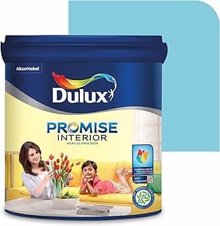 Dulux Promise Interior Emulsion Paint (1L, Lake Crest) | Wall paint with Chroma Brite Technology for brighter longer-lasting colors | Rich finish | Anti-chalk | Water-based | 3-year warranty