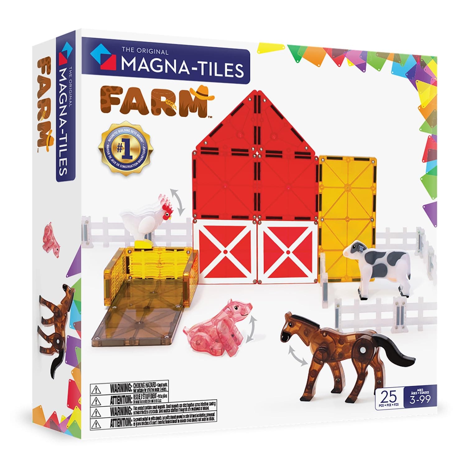 MAGNA-TILES® Farm 25-Piece Set
