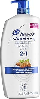 Head & Shoulders and Dry Scalp Care with Almond Oil 2-in-1 Anti-Dandruff Paraben Free Shampoo + Conditioner 32.1 fl oz