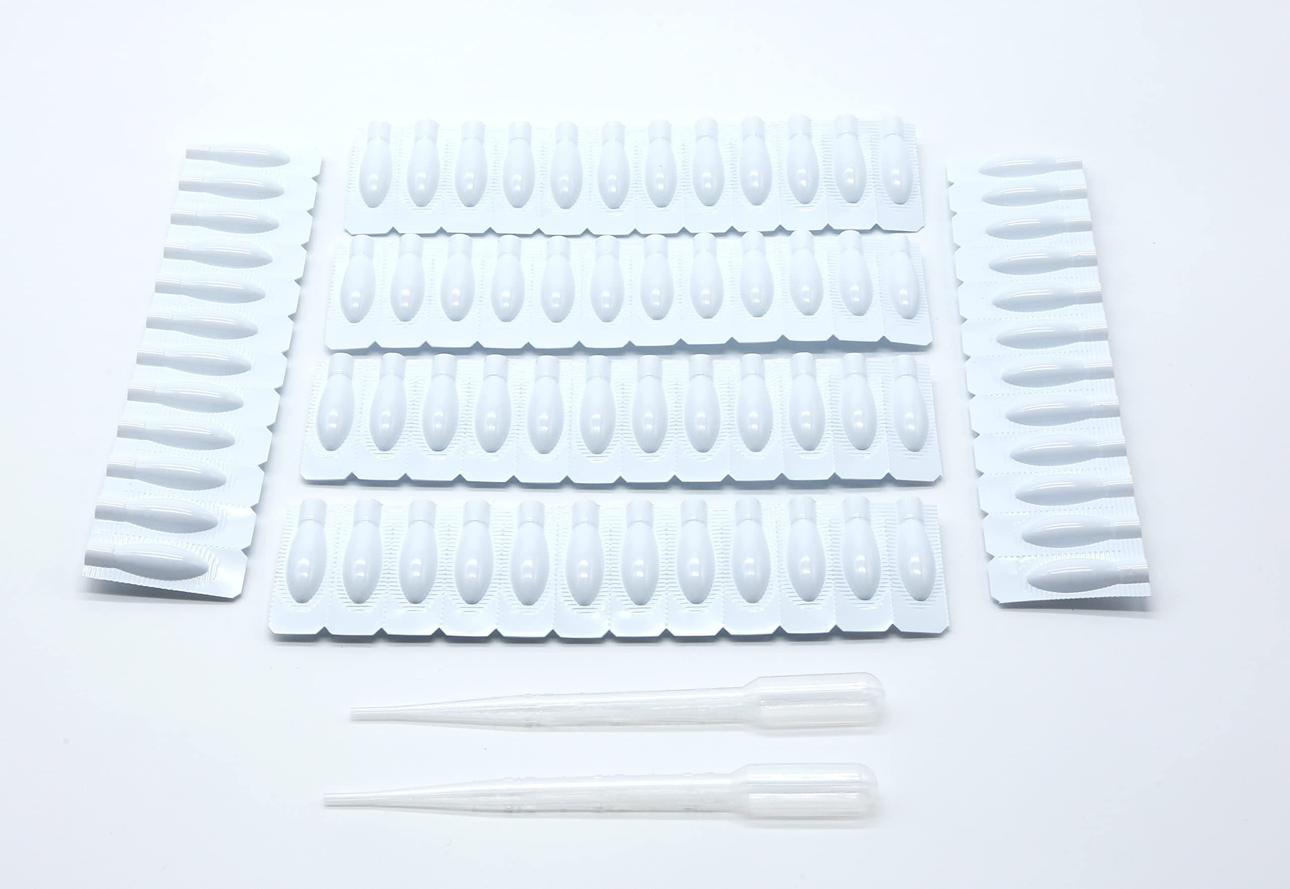 72 Empty Disposable Easyfill Plastic Suppository Moulds 2ml Medium Size