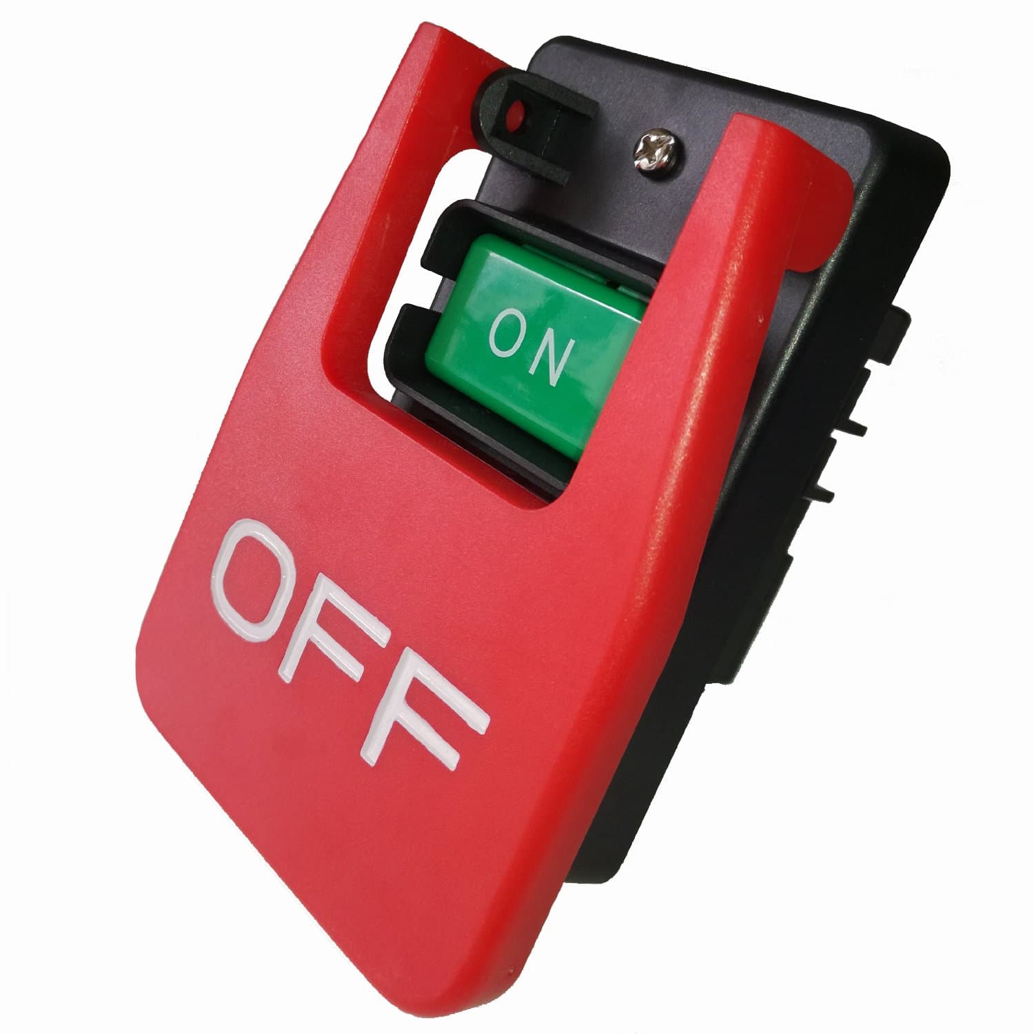 Industrial On Off Push Button Switch Start Stop Pushbutton Switches Large Paddle Switch for Beach Table Saw 20A-35A HY 56,220V Single Phase 380V Three Phase (220V)