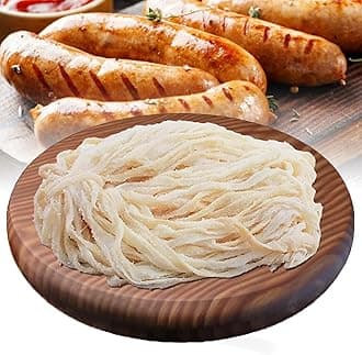 Natural Sheep Sausage Casing,Edible Casings for Sausage Making,Grade A,Great for Snack Sticks,Italian Sausage,Hot Dog Casing, Breakfast Sausage Links and Most Sausage -12M/39ft,Φ20-22mm