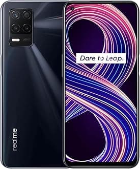 Realme 8 5G Dual-SIM 64GB ROM + 4GB RAM (GSM Only | No CDMA) Factory Unlocked 5G Smartphone - Supersonic Black - International Version