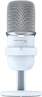 HyperX SoloCast- 24 Bit Upgrate - USB Condenser Gaming Microphone, for PC, PS4, and Mac, Tap-to-Mute Sensor, Cardioid Polar Pattern, Gaming, Streaming, Podcasts, Twitch, YouTube, Discord (519T2AA)