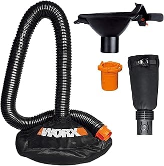 Leaf Collection System for WORX Leaf Blower & Leaf Vacuum with a 5” Inches Tube, WA4058