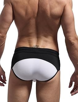 BRAVE PERSON Men's Sexy Color Matching Beach Swimwear Sport Shorts Swim Briefs B1135