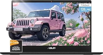 Chromebook 14 inch Laptop - Google Chromebook School Student - 8Core MediaTek Kompanio 520 - FHD Display - USB C - Wi-Fi 6-15hours Battery Life - 2024 (4GB RAM | 192GB Storage), Black