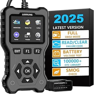 OBD2 Scanner Diagnostic Tool, Enhanced Check Engine Code Reader, Car OBDII Scanner with Fault Code Reset & I/M Readiness Auto Engine Light Diagnostic Scan Tool for Vehicles After 1996 Grey