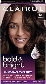 Bold & Bright Permanent Hair Dye, 40 Cafecito Hair Color, Pack of 1