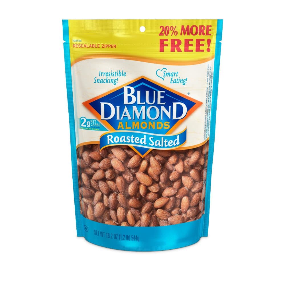 Blue Diamond Almonds, Roasted Salted, 19.2-Ounce
