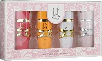Lattafa My Yara Collection – 4 × 25 ml Eau de Parfum Gift Set for Women (Yara + Yara Moi + Yara Tous + Yara Candy)